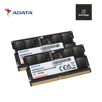 ADATA DDR5-5600 SODIMM MEMORY MODULE – Ztechnology IT Solutions Corp. ADATA DDR5-5600 SODIMM MEMORY MODULE – Ztechnology IT Solutions Corp.